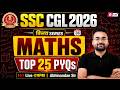 SSC CGL Maths Classes 2026 SSC CGL Maths PYQ Maths For SSC CGL SSC CGL Maths By Abhinandan Sir