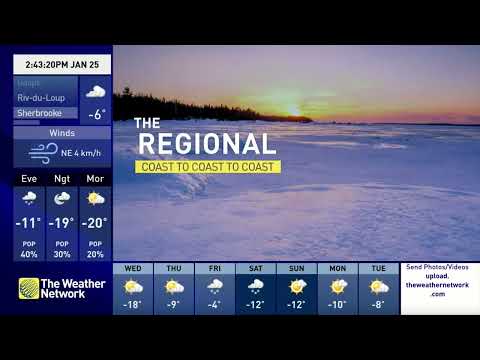 TWN HD Local Forecast & Regional Coverage - January 25th, 2022