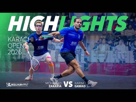 🇪🇬 Gawad v Zakaria 🇪🇬 | Karachi Open 2026 | SEMI-FINAL HIGHLIGHTS