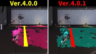 【ボトルガイザー修正】更新データVer.4.0.1の変更比較【スプラ3アプデ】