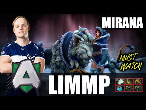 Limmp - MIRANA Mid - 7.28 - Must watch game - Dota 2 Pro Games - Full Gameplay