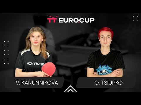 16:45 Vasylysa Kanunnikova - Oleksandra Tsiupko 07.10.2024 TT Euro.Cup Women Ukraine Star. TABLE 3