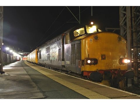 DRS 37606 chugs out of Crewe on 1Z08 Shap Summit to Derby RTC 10/1/2016