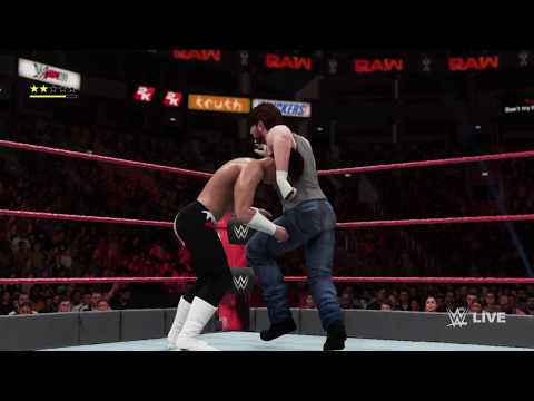 WWE2k18 Career Mode Pt14: Vs Dean Ambrose (Non-Title Bout)