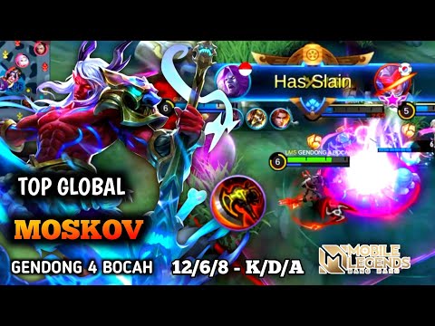 Top Global Moskov 2021 by GENDONG 4 BOCAH Best Build Moskov 2021 Top 2 Global Moskov 2021 MLBB 2021