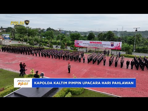 KAPOLDA KALTIM PIMPIN UPACARA HARI PAHLAWAN AJAK PERSONEL TELADANI SEMANGAT PERJUANGAN