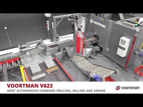 Voortman V623 | most autonomous combined drilling, milling & sawing for miscellaneous steel