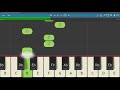 028-Rain, Rain, Go Away piano roll