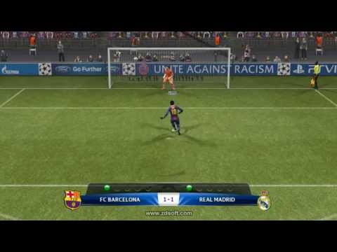 Barcelona vs R.Madrid 5-4 ( PES 2013 )