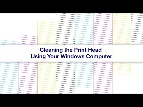 Cleaning the Print Head using your Windows computer