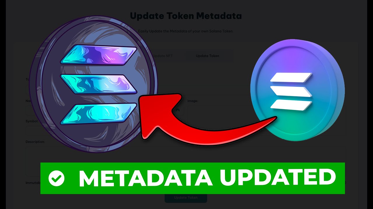 HOW TO UPDATE TOKEN METADATA on Solana ✅ Change Token Info