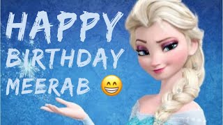 Happy Birthday Meerab