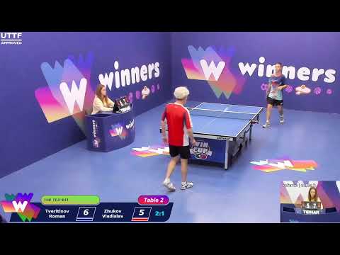 WINners CUP table 2  30.09 Tveritinov Roman - Zhukov Vladislav 22:30