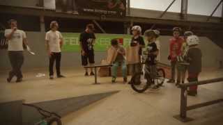 preview picture of video 'The kids are alright - BMX contest 2013, skatehall Aurich'