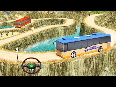 Uphill Tourist Coach Bus Driving: Offroad Bus Simulator - Android GamePlay 3D