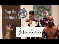 Rhythm Clapping With Mr Gordon Avengers Edition Learn To Read Music Clap Along