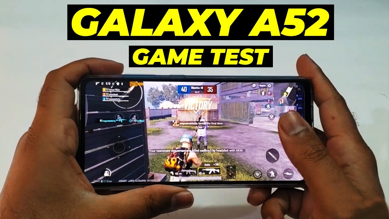 Samsung Galaxy A52 5G Gaming Test | Pubg Mobile | FPS Test | Heating Test | Battery Test