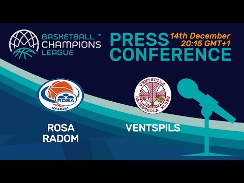 Rosa Radom v Ventspils - Press Conference - Basketball Champions League