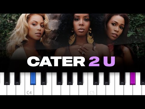Destiny's Child - Cater 2 U (piano tutorial)