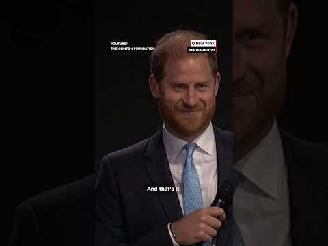 Prince Harry's teleprompter fails during tech speech