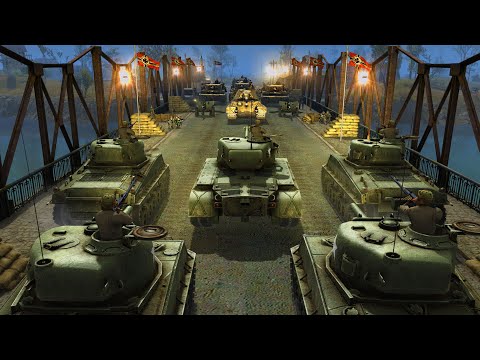 German Army BRIDGE FORTRESS Defense! - Call to Arms: Gates of Hell Battle Simulator