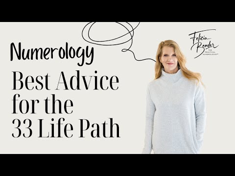 3️⃣3️⃣🧐 NUMEROLOGY | BEST ADVICE FOR THE 33 LIFE PATH