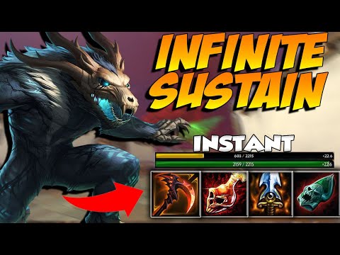 ABSOLUTELY UNKILLABLE INFINITE SUSTAIN BUILD IS OP ON FENRIR! - Masters Ranked Duel - SMITE