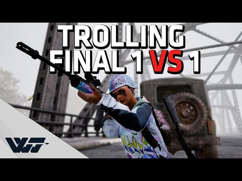 TROLLING THE LAST GUY WITH WEIRD WEAPONS - PUBG
