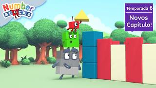 Castelo de Cuboides | Episódio Completo - 06x07 | Criança | Numberblocks em Português Brasil
