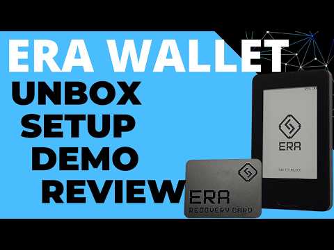 ERA Wallet - Unbox, Setup Guide, Demo & Review (Cryptocurrency Hardware Wallet Bitcoin, Ethereum)