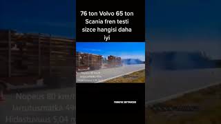 Download lagu Volvo & Scania | 76 Ton Volvo 65 Ton scania Break Test | #volvo #scania #trending #shots mp3