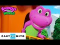 Varázslatos A Parkban Játszani Barney Világa Cartoonito Rajzfilmek Gyerekeknek
