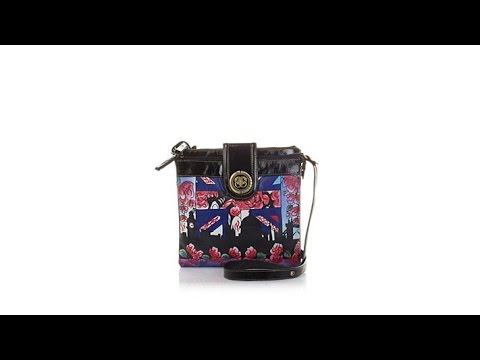 Sharif Handpainted Leather Messenger