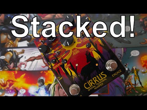 Toying around with the KMA Machines Cirrus Delay/Reverb Pedal - kind of Review (Stacked)