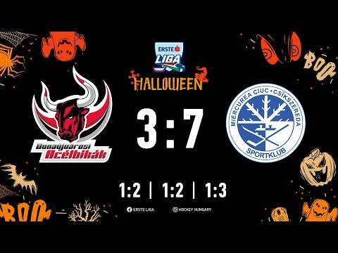 Gólösszefoglaló - EL 74 - Dunaújvárosi Acélbikák - Sport Club Csíkszereda 3:7 20211031