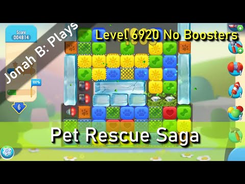 Pet Rescue Saga Level 6920 No Boosters