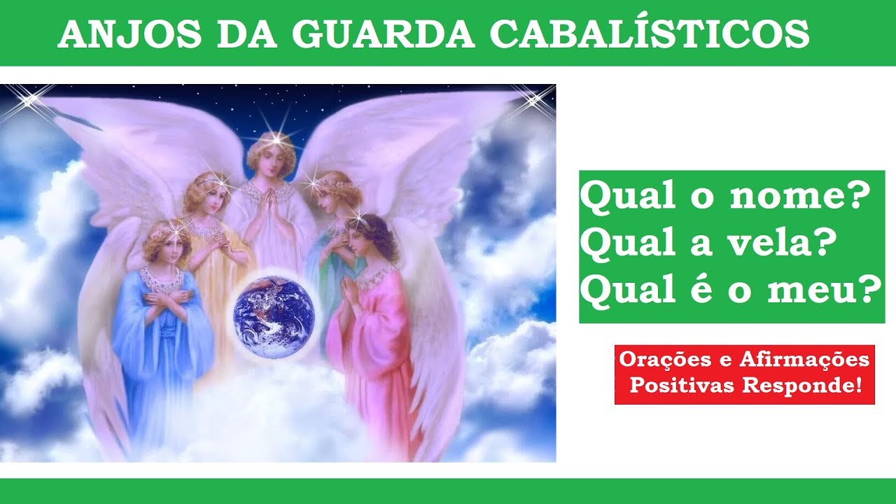 Descubra o nome do seu ANJO DA GUARDA Cabalístico
