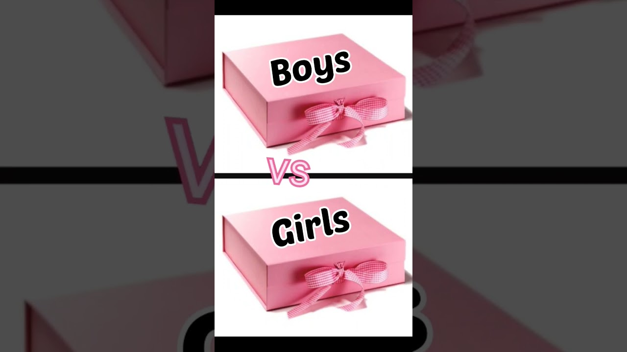 🥰Choose Your Surprise Gift box🎁 Boys vs Girls Gift 🤗#shorts