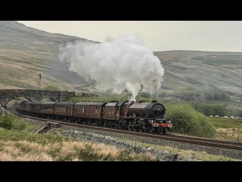 6201 Thunders Over Ais Gill on ‘The Dalesman’ 3/5/2019