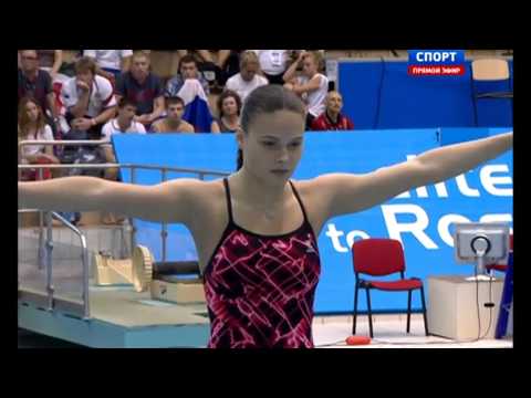 Diving European Championships 2013 Rostock Polyakova Maria  Final  1m Springboard Women  2)