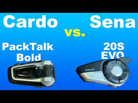 Motorcycle Helmet Intercom Review Cardo vs Sena
