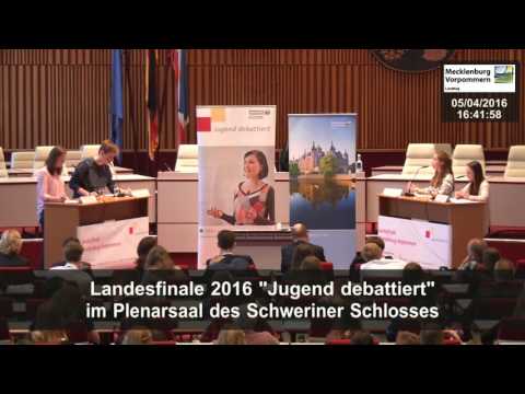 Finale "Jugend debattiert" Sekundarstufe I