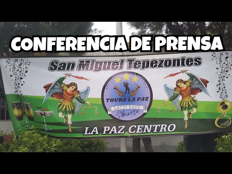 CONFERENCIA DE PRENSA | TOURS LA PAZ LATIN BAND Y ORQUESTA CHUCHO TOVAR | San Miguel Tepezontes | 