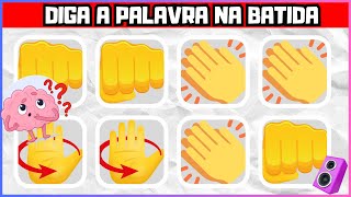 🗣️DIGA A PALAVRA NA BATIDA - Níveis: 🟢 Fácil 🟠Médio 🔴 Difícil