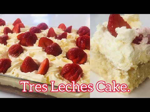 Super moist tres leches cake |How to make tres lech |Tres leches cake recipe by jimi's kitchen |#241