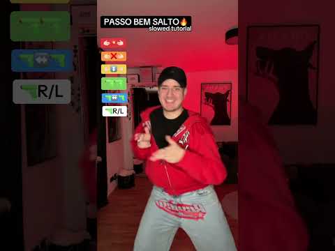 PASSO BEM SALTO - slowed tutorial 🔥 #dance #foryou #tutorial