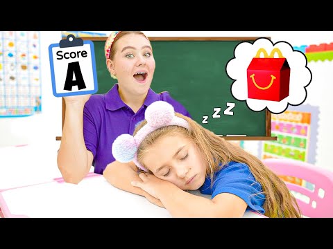 Ruby and Bonnie are dreaming in the school classroom
