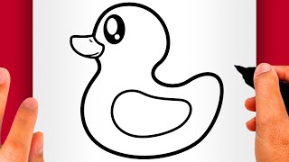 HVORDAN TEGNE EN AND (SØTE TEGNINGER)