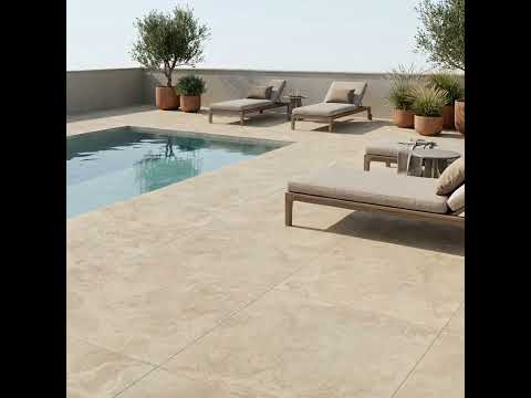 Dalle extérieur Bosa 2.0 beige R11 60x60cm