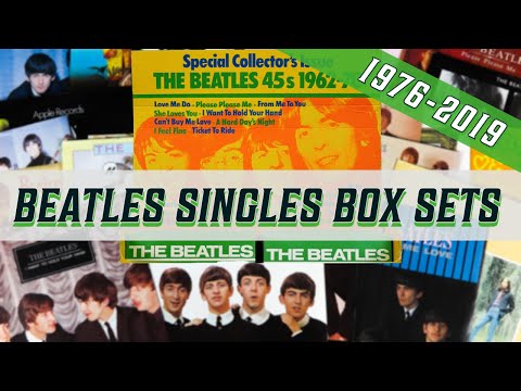 Comparing UK Beatles Singles Box Sets - 1976 & 1982 vs 2019